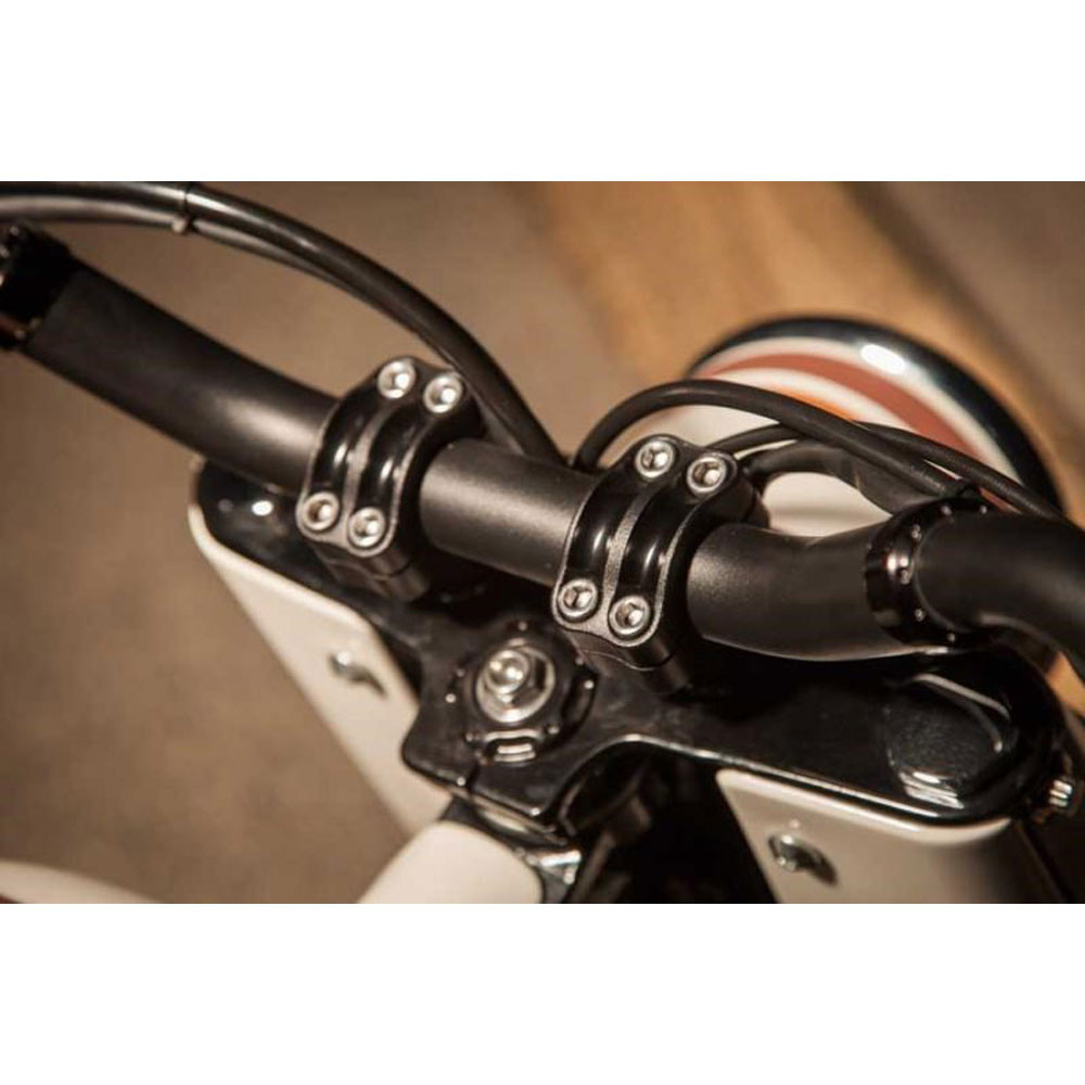 Burly 11/4" Chrome Riser Drag Bar Handlebars for Harley Models Get