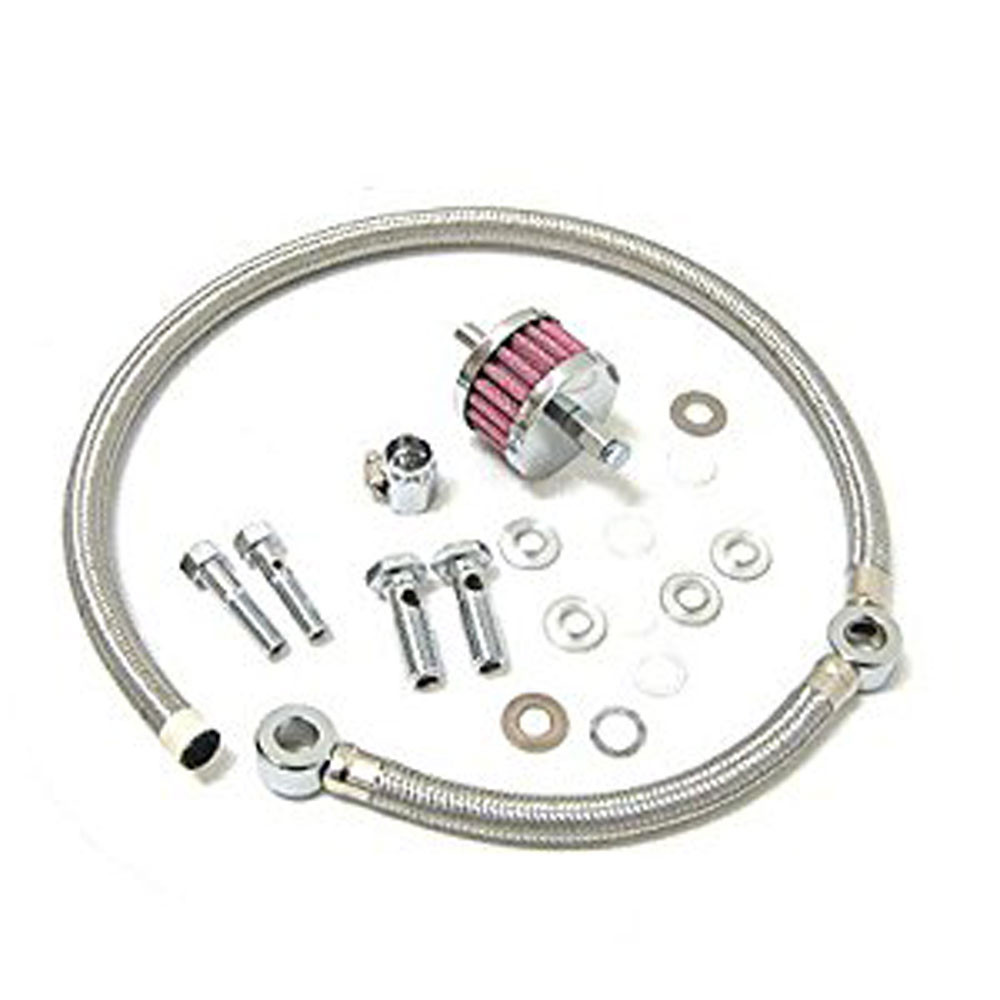 Trask Assault Air Filter External Breather Kit for Harley Twin Cam