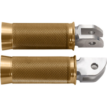 Speed Merchant Cruiser Pegs Foot Pegs for 2018 Harley Softail - Gold