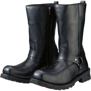 Z1R Riot Leather Boots - Black