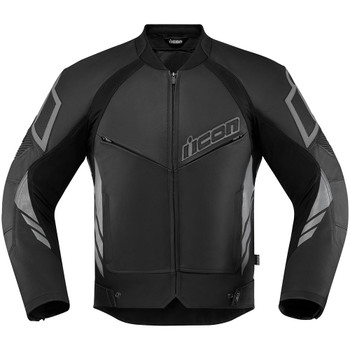 Icon Hypersport 2 Leather/Textile Jacket - Black