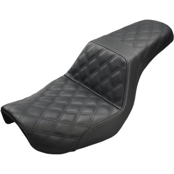 Saddlemen Step Up LS Seat for 2004-2005 Harley Dyna - Black