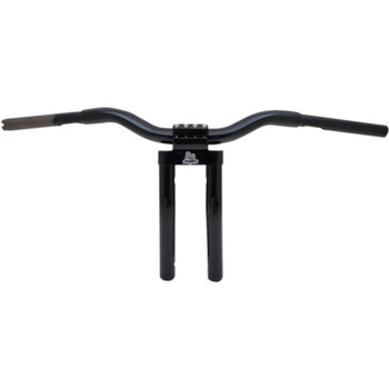 LA Choppers 1-1/4" Pullback Kage Fighter 13" T-Bar Handlebars - Gloss Black