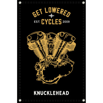 Get Lowered Cycles Harley Knucklehead Shop Banner