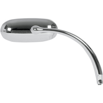 Russ Wernimont Long Stem Oval Mirrors for Harley - Chrome Russ Wernimont Long Stem Oval Mirrors for Harley - Chrome