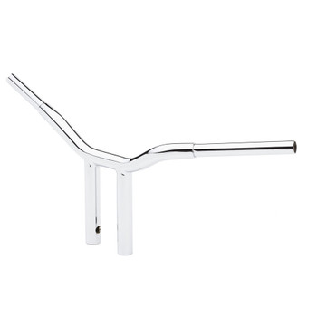 LA Choppers 1-1/4" Welded Kage Fighter 10" T-Bar Handlebars - Chrome