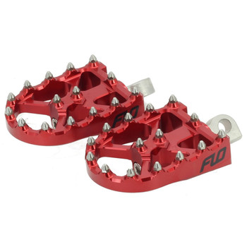 Flo Motorsports BMX Style Foot Pegs for Harley - Red