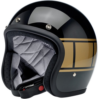 Biltwell Bonanza Helmet - Gloss Black Holeshot