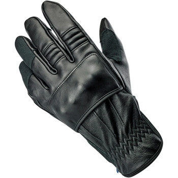 Biltwell Belden Leather Gloves - Black