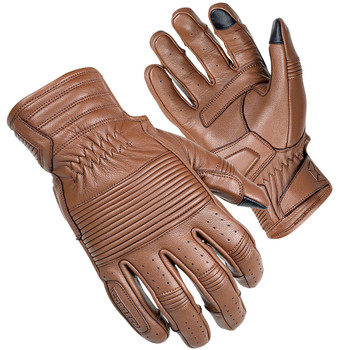 Cortech Associate Mid-Length Cuff Leather Gloves - Brown