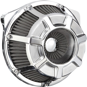 Arlen Ness Bevelled Inverted Air Cleaner for 2017-2022 Harley M8 - Chrome