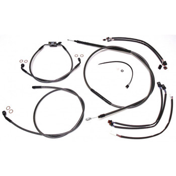 Magnum Black Pearl 12"-14" Cable Kit for 2020-2023 Low Rider S w/ ABS