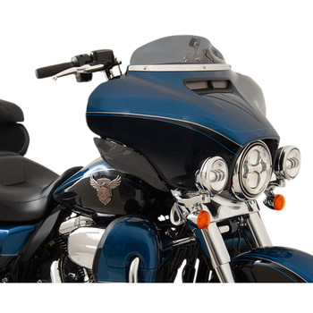 Klock Werks 4" Flare Windshield for 2014-2021 Harley Touring – Dark Smoke