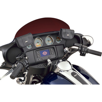 Hopnel Classic Dual Windshield Pouch for 1996-2020 Harley Touring