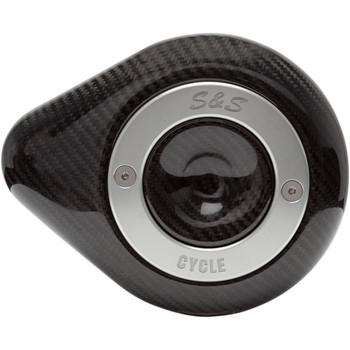 S&S Stealth Mini Tear-Drop Air Cleaner Cover - Carbon Fiber