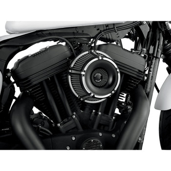 Arlen Ness Slot Track Inverted Air Cleaner for 1991-2022 Harley Sportster - Black