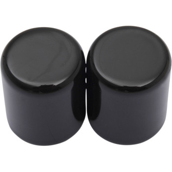 Drag Specialties Small Black Magnetic Docking Point Covers - Repl. OEM#48225-10