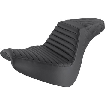 Saddlemen Black Step Up Seat for 2018-2020 Harley Softail Breakout - Front TR / Rear LS