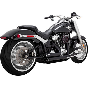 Vance & Hines Shortshots Staggered Exhaust for 2018-2022 Harley Softail FXBR/FLFB - Black