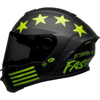 Bell Qualifier Stealth Camo Matte Black/White Helmet - Get Lowered Cycles