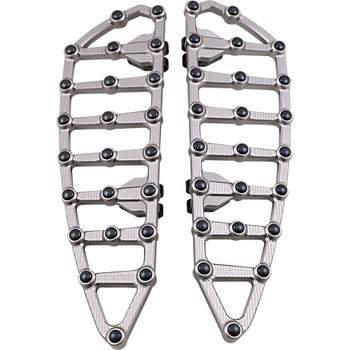 Arlen Ness MX Billet Floorboards for 1980-2022 Harley Touring - Titanium