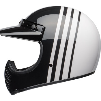 Bell Moto 3 Helmet - Reverb Gloss White/Black