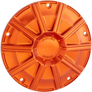 Arlen Ness 10-Gauge Derby Cover for 2016-2022 Harley Touring - Orange