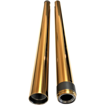 Pro One Performance 49mm Gold 27.50" Fork Tubes for 2006-2017 Harley Dyna - #46617-06