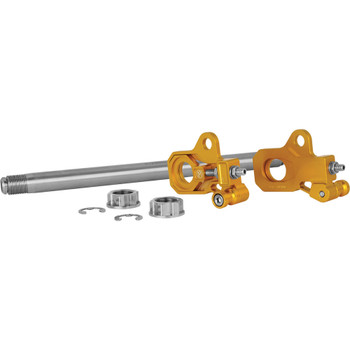 Performance Machine Rear Axle Adjuster Kit for 2009-2020 Harley Touring - Gold
