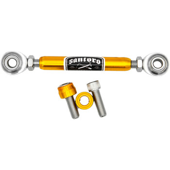 Santoro Fabworx Shorty Shift Linkage for 2018-2022 Harley Softail w/ Mid Controls- Gold