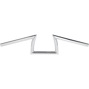 Biltwell Keystone Slotted Handlebars 1" - Chrome