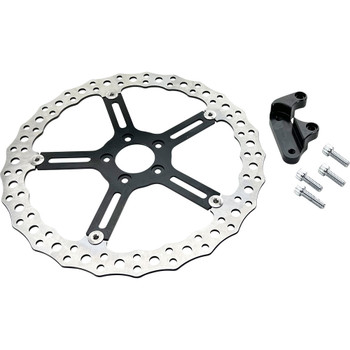 Arlen Ness Big Brake Jagged Floating Rotor Kit for 2006-2016 Dyna