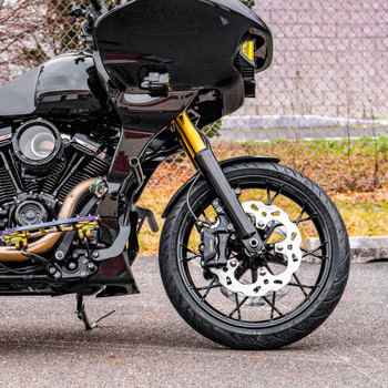 Original Garage OG Bagger Shorty Carbon Fiber Fender 2014-2022 Harley Touring 19" Wheel