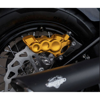 Arlen Ness Rear Brake Caliper Bracket Kit for 2018-2022 Harley Softail