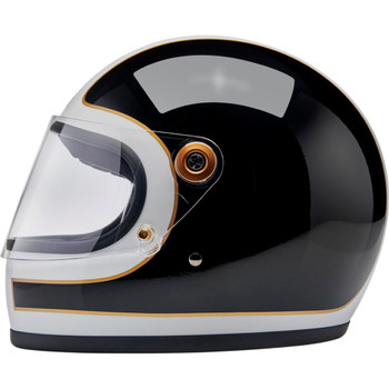 Biltwell Gringo S DOT/ECE Helmet - Gloss White/Black Tracker