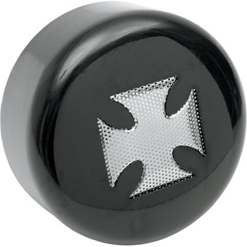 Drag Specialties Maltese Cross Horn Cover - Black