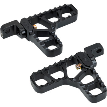 Joker Machine Serrated Adjustable Heel Foot Pegs for Harley Sportster 48 & 72