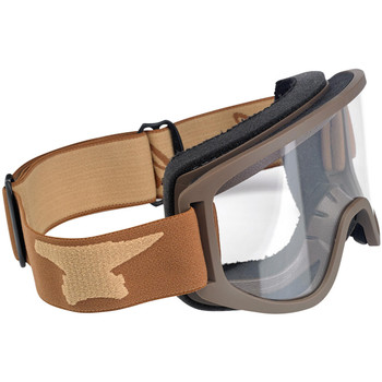 Biltwell Moto 2.0 Goggles - Script Chocolate