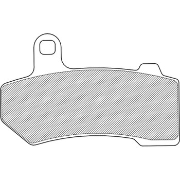 Drag Specialties Brake Pads - Repl. OEM #42897-06A/08 - Semi-Metallic Drag Specialties Brake Pads - Repl. OEM #42897-06A/08 - Semi-Metallic