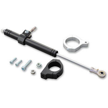 Drag Specialties Steering Damper Kit for 2006-2017 Harley Dyna - Black Drag Specialties Steering Damper Kit for 2006-2017 Harley Dyna - Black