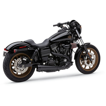 Cobra El Diablo 2-Into-1 Exhaust for 2012-2017 Harley Dyna - Black