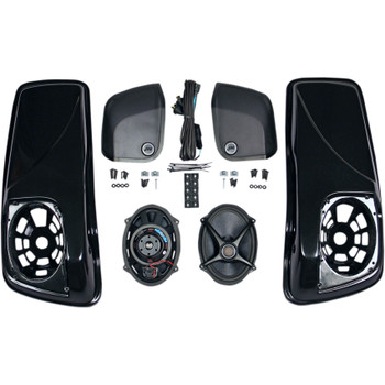J & M Saddlebag Lid Kit with Rokker XXR Speakers for 2014-2018 Harley Touring J & M Saddlebag Lid Kit with Rokker XXR Speakers for 2014-2018 Harley Touring