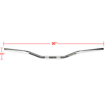 Thrashin Supply Low Bend Bars 1" Handlebars - Chrome