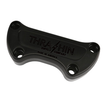 Thrashin Supply Handlebar Top Clamp for Harley - Black