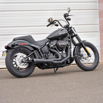 S&S Superstreet 2-1 Exhaust for 2018-2022 Harley FXBB/FXLR/FLSL