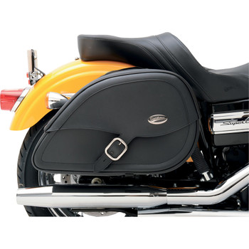 Saddlemen Drifter Teardrop Saddlebags with Shock Cutaway