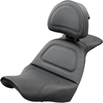 Saddlemen Explorer Seat with Backrest for 2018-2023 Harley Low Rider and Sport Glide