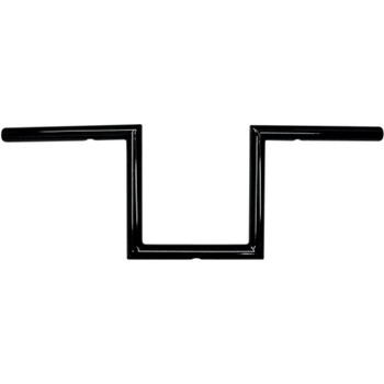 LA Choppers 1" Old School 8" Narrow Z Bars Handlebars - Gloss Black