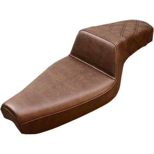 Saddlemen Step Up Seat Passenger LS for 1979-2003 Harley Sportster - Brown