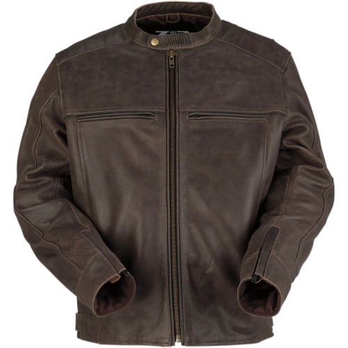 LEATHER ZIP WORK JACKET オリジナルハンガー付き Thedi Titan Crosszip Jacket, size Small, Black Buffalo – Thurston